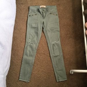 Hollister Olive Green Jeans